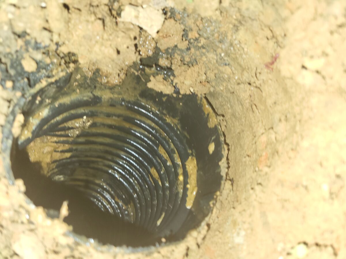 Drain cleaning job 4