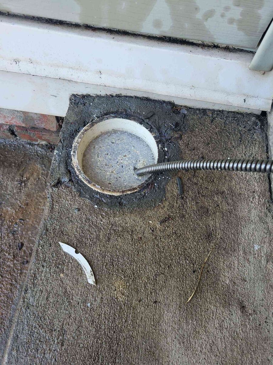 Drain cleaning job 3